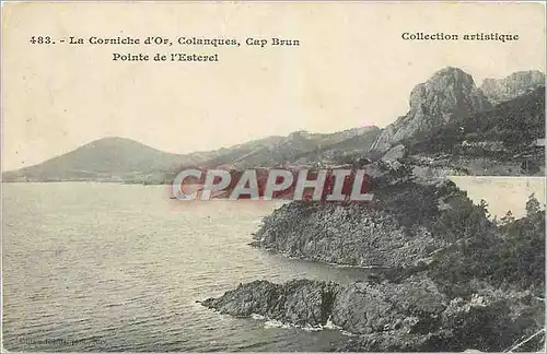 Cartes postales La Corniche d'Or Colanques Cap Brun Pointe de l'Esterel