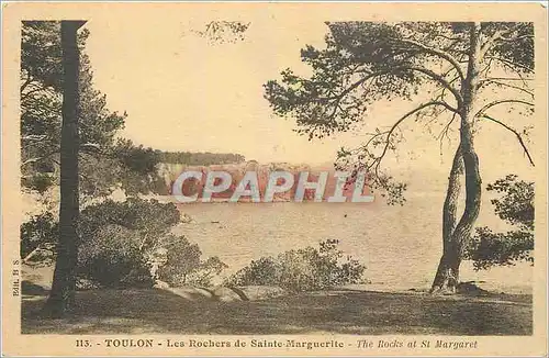 Cartes postales Toulon Les Rochers de Sainte Marguerite