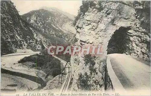 Ansichtskarte AK La Vallee du Var Route de Saint Martin du Var a la Tinee