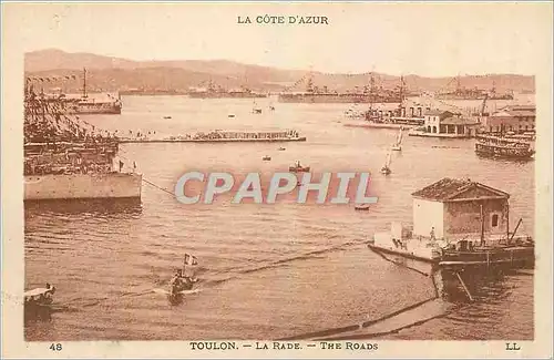 Cartes postales Toulon La Rade Bateaux