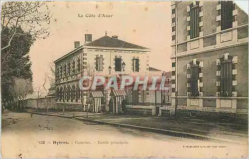 Cartes postales Hyeres Caserne Entree principale Militaria