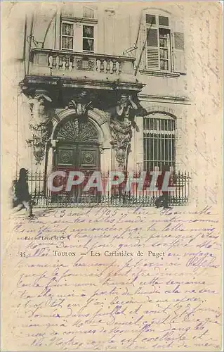 Cartes postales Toulon Les Cariatides de Fuget