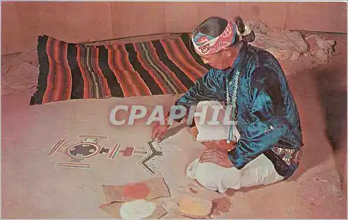 Cartes postales moderne Navajo Sand Painter