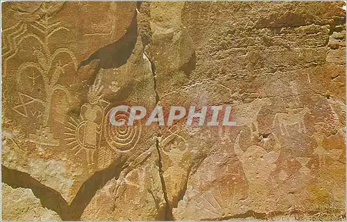 Cartes postales moderne Indian Petroglyphs are found in many parts of the Southwest
