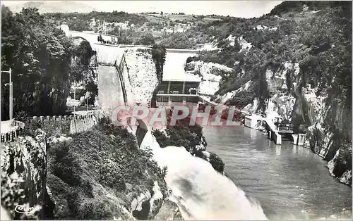 Cartes postales moderne Barrage de Genissiat Ain Vue generale