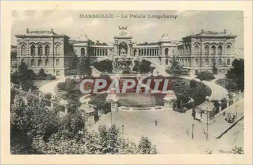 Cartes postales Marseille Le Palais Longchamp