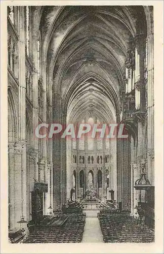 Ansichtskarte AK Cathedrale de Chartres Nef