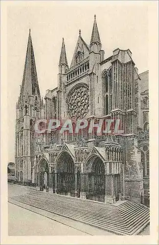 Ansichtskarte AK Cathedrale de Chartres Portail sud XIII siecle