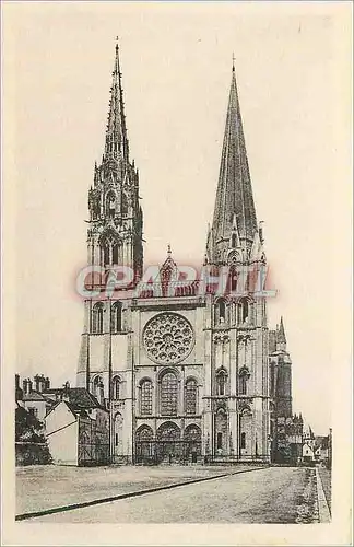 Ansichtskarte AK Cathedrale de Chartres Facade sud XII siecle