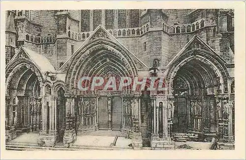 Ansichtskarte AK Cathedrale de Chartres Portail nord XIII siecle