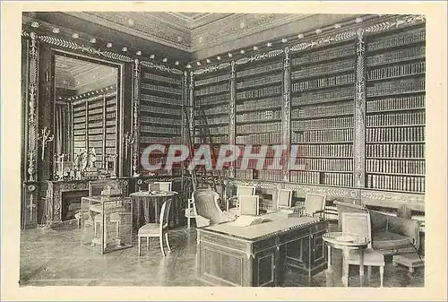 Cartes postales Chateau de Compiegne Cabinet de Travail de L'Empereur Bibliotheque