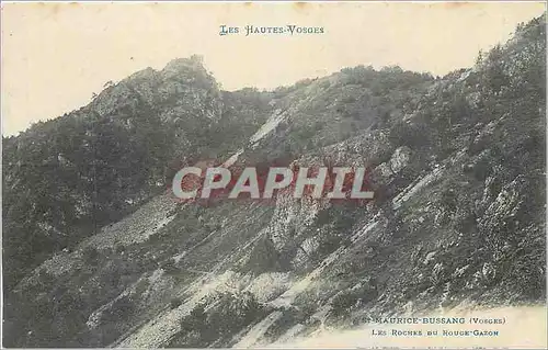 Cartes postales St Maurice Bussang Vosges Les Roches du Rouge Gazon