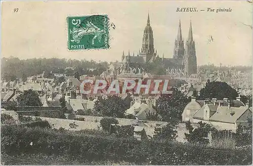 Cartes postales Bayeux Vue generale