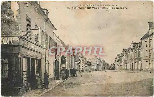 Cartes postales Saint Cyr du Vaudreuil La grande rue
