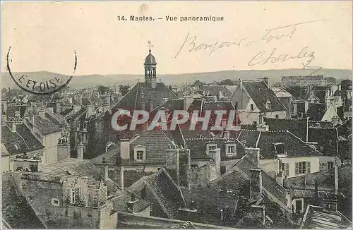 Cartes postales Mantes Vue panoramique