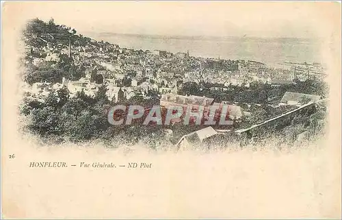 Cartes postales Honfleur Vue Generale