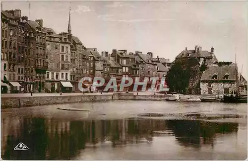 Cartes postales moderne Honfleur Quai Ste Catherine et la Lieutenance