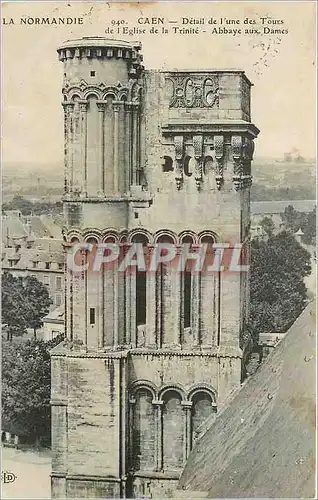 Ansichtskarte AK Caen Detail de l'une des Tours de l'Eglise de la Trinite