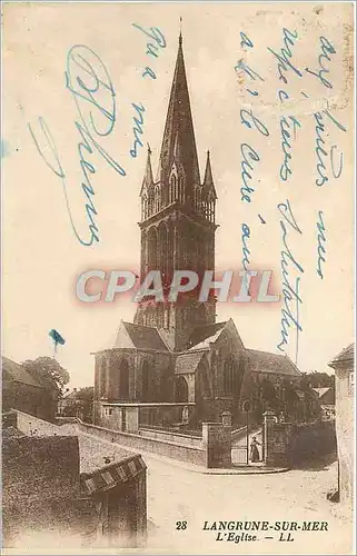 Cartes postales Langrune sur Mer L'Eglise