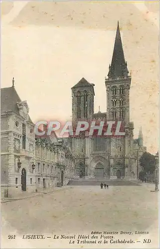 Ansichtskarte AK Lisieux Le Nouvel Hotel des Postes