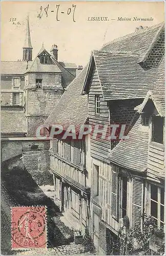 Cartes postales Lisieux Maison Normande