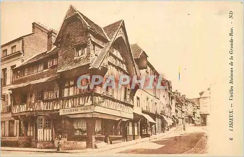 Cartes postales Lisieux Vieilles Maisons de la Grande Rue Plantefor Cirier