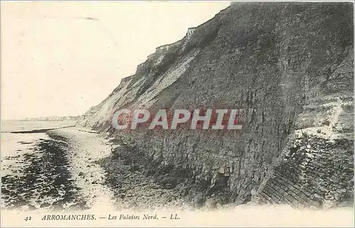 Cartes postales Arromanches Les Falaises Nord