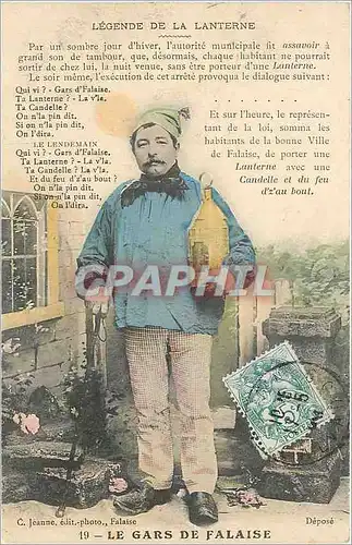 Cartes postales Le Gars de Falaise Folklore