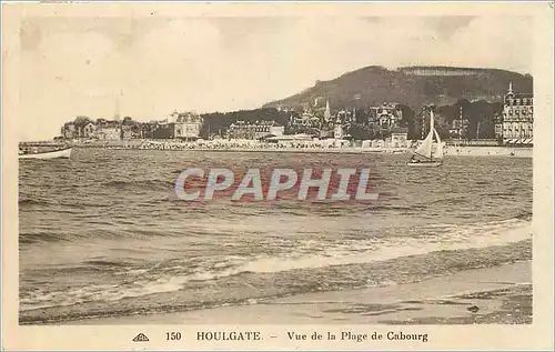 Ansichtskarte AK Houlgate Vue de la Plage de Cabourg