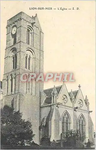 Cartes postales Lion sur Mer L'Eglise