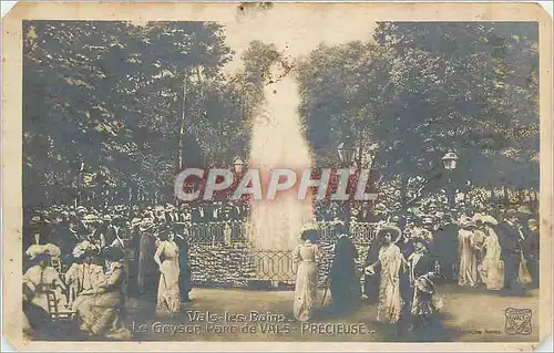 Cartes postales Vals les Bains Le Geyser Parc de Vals Precieuse