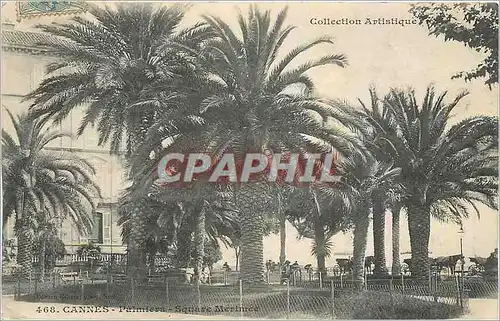 Cartes postales Cannes Palmiers Square Merimee