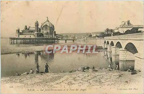 Cartes postales Nice La Jetee Promenade et le Pont des Anges