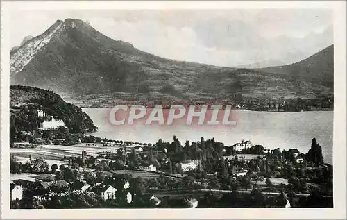 Cartes postales Menthon Saint Bernard Vue generale et le Lac