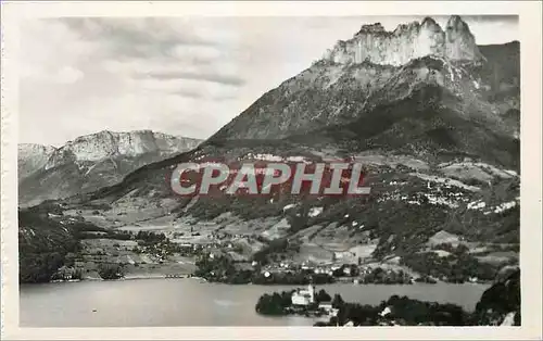 Cartes postales Lac d'Annecy Duingt vue generale et Dent de Lanfon