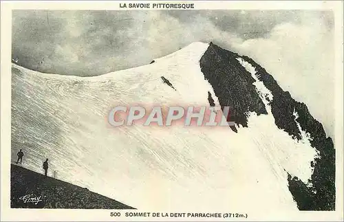 Ansichtskarte AK La Savoie Pittoresque Sommet de la Dent Parrachee