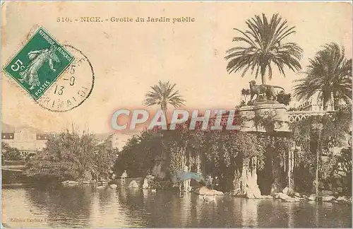 Cartes postales Nice Grotte du Jardin public