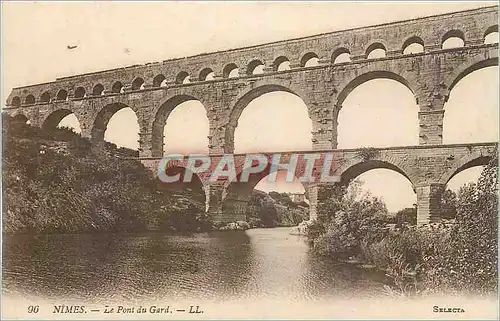Cartes postales Nimes Le Pont du Gard