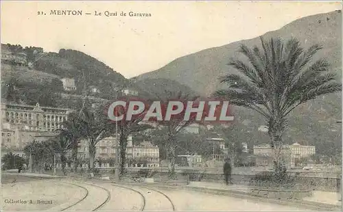 Cartes postales Menton Le Quai de Garavan