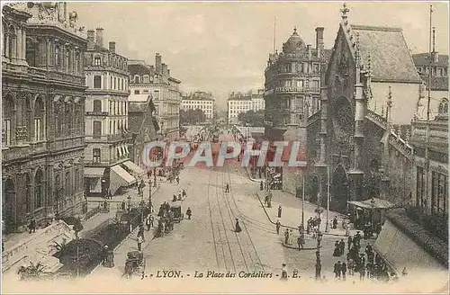 Cartes postales Lyon La Place des Cordeliers