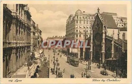 Cartes postales Lyon Place des Cordeliers