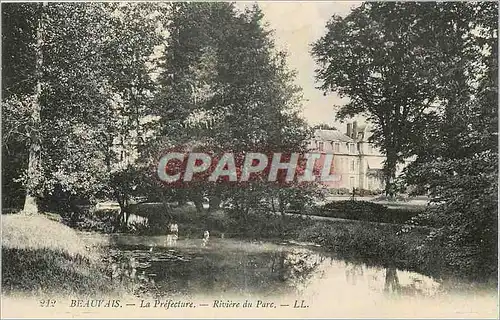 Cartes postales Beauvais La Prefecture Riviere du Parc