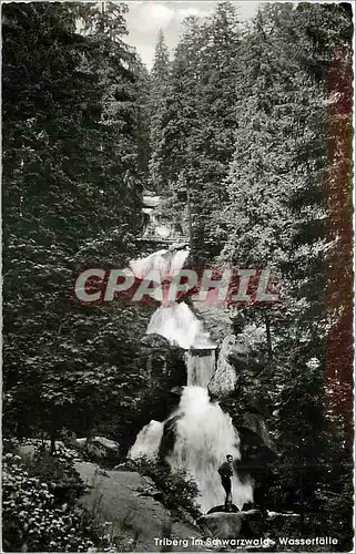 Moderne Karte Triberg Im Schwarzwald Wasserfalle