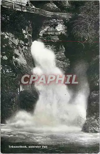 Ansichtskarte AK Trummelbach unterster Fall