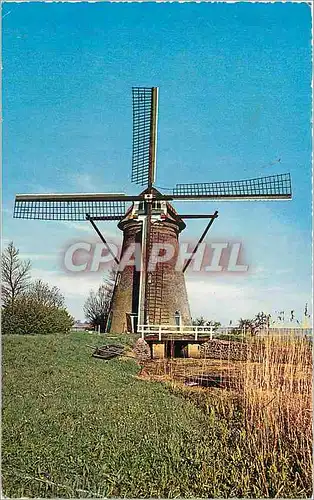 Moderne Karte Hollandse Molen Moulin a vent