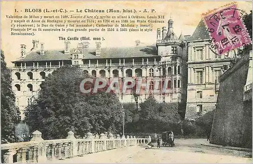 Ansichtskarte AK Blois L et C Le Chateau Mon Hist Ap