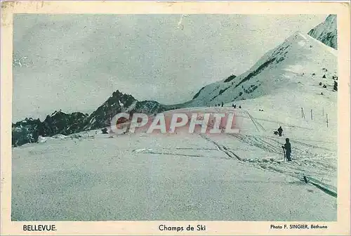 Cartes postales Hotel Bellevue Pres du Col de Voza Saint Gervais les Bains Ski