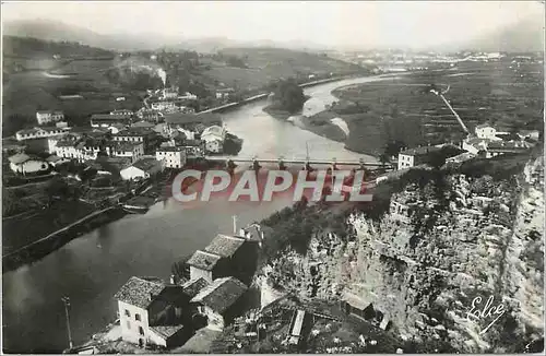 Cartes postales moderne Behobie B Pyr La Bidassoa Le Pont International I'Ile des Faisans et Irun