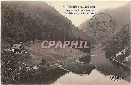 Cartes postales Gorges du Doubs amont Pavillon de la Libellule