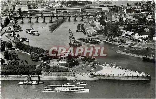 Cartes postales moderne Koblenz Deutsches Eck an Rhein und Mosel Bateau